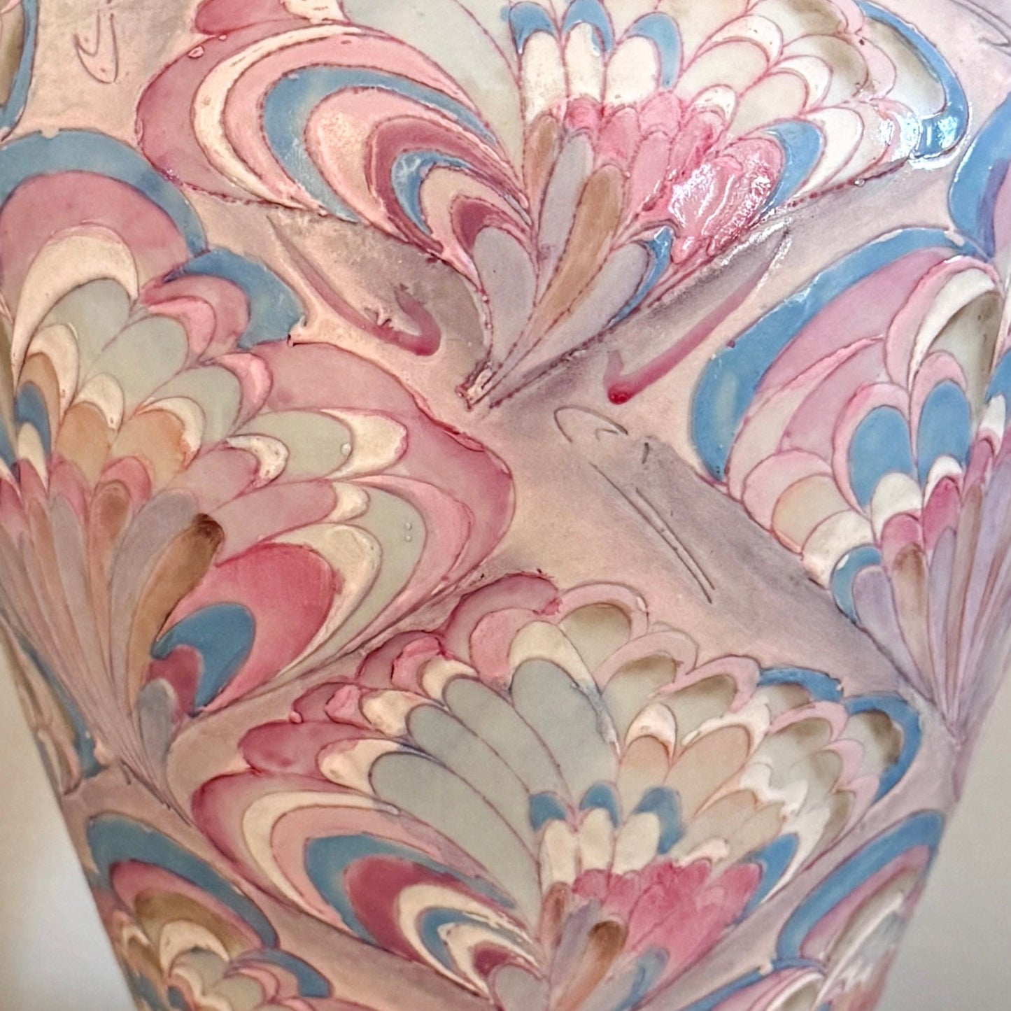 Vintage Pastel Marbled Lamp
