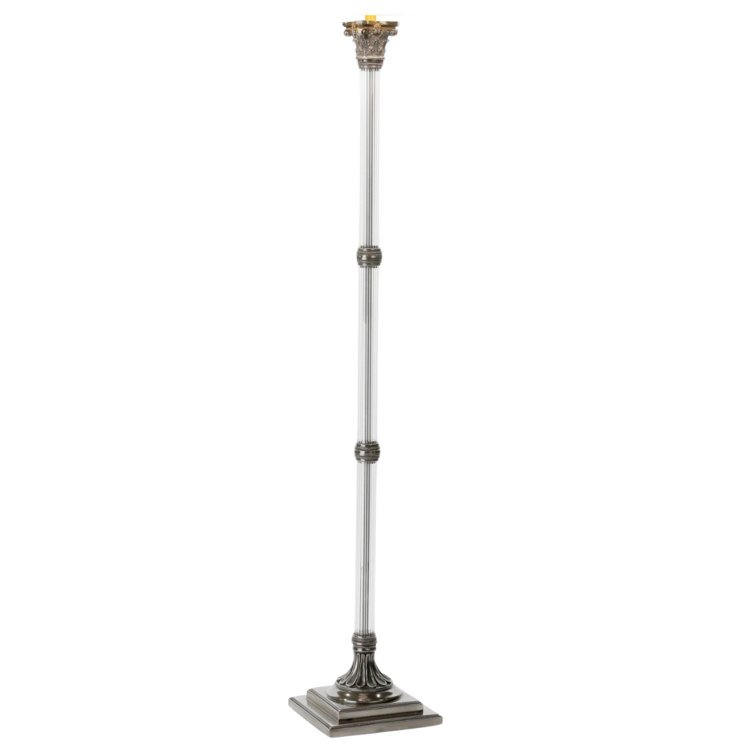 Savoy Pewter Floor Lamp
