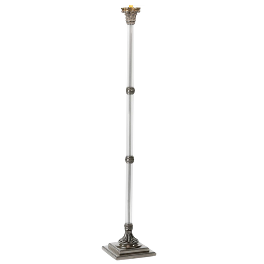 Savoy Pewter Floor Lamp