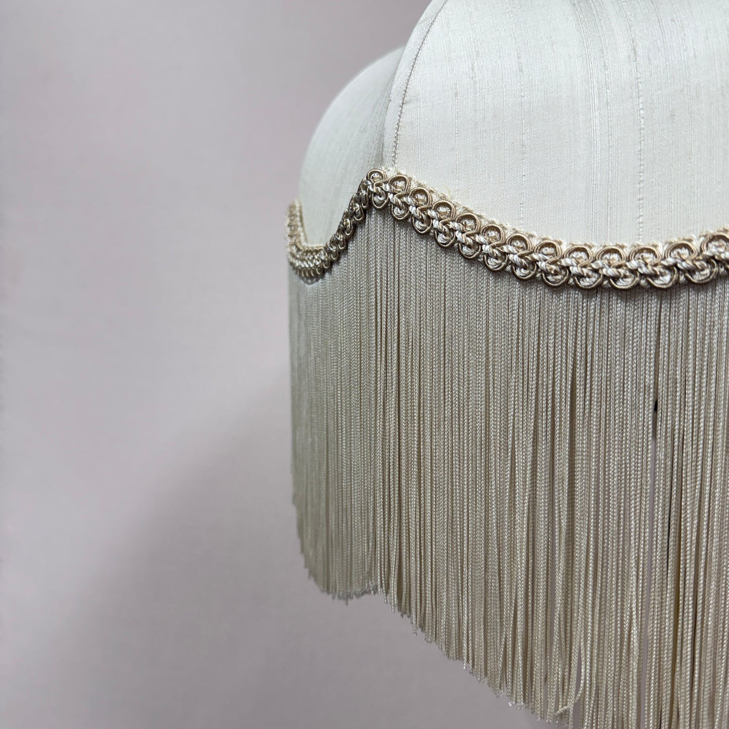 Cream Silk Lampshade