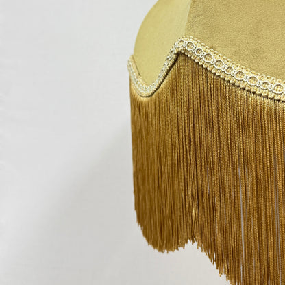 Dark Gold Velvet Lampshade