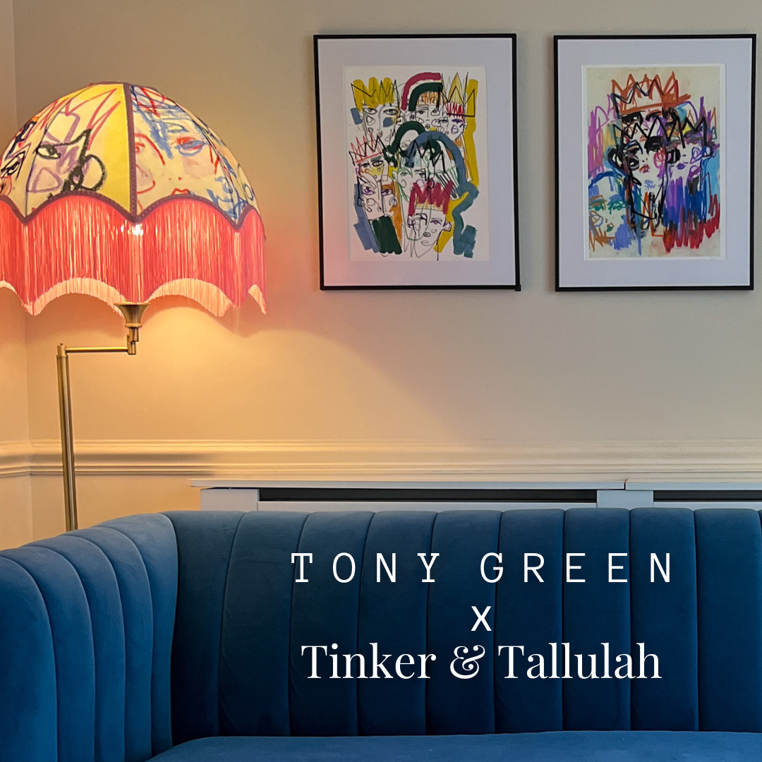 Party Hats Fringed Lampshade