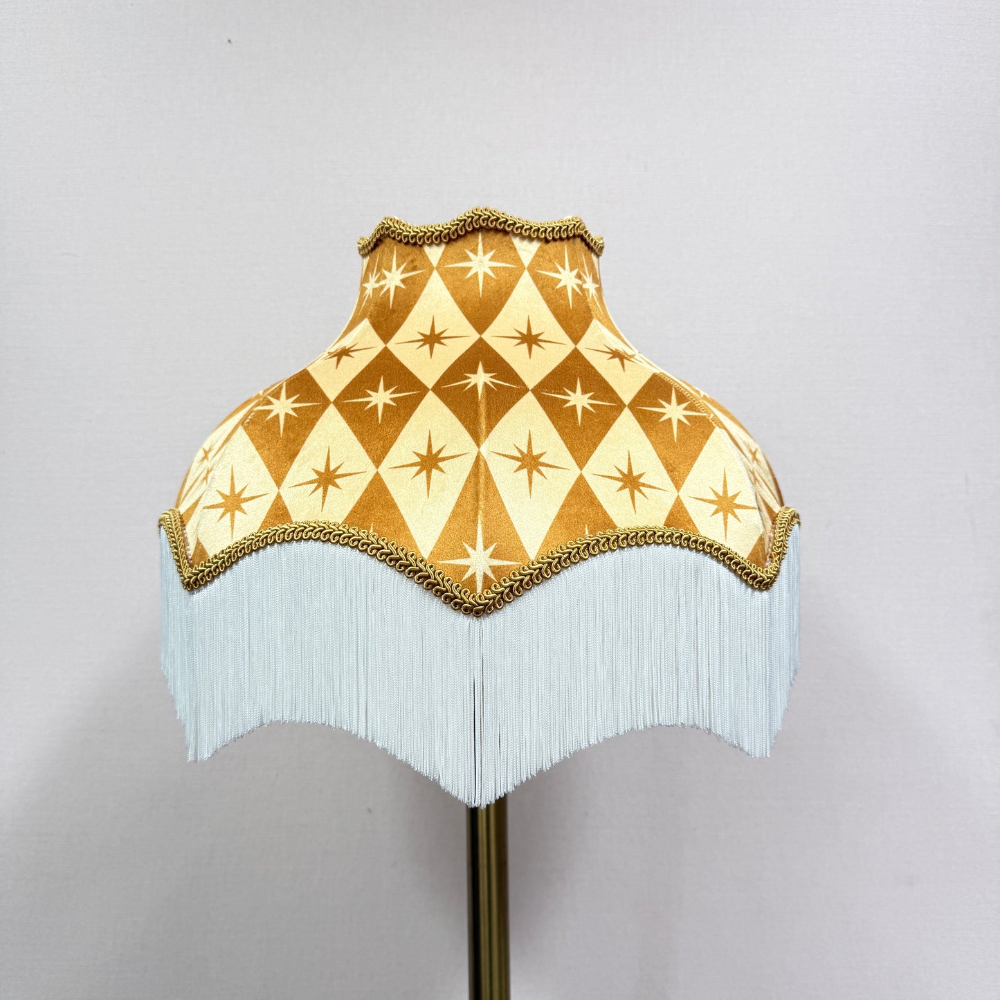 Ochre Velvet Lampshade