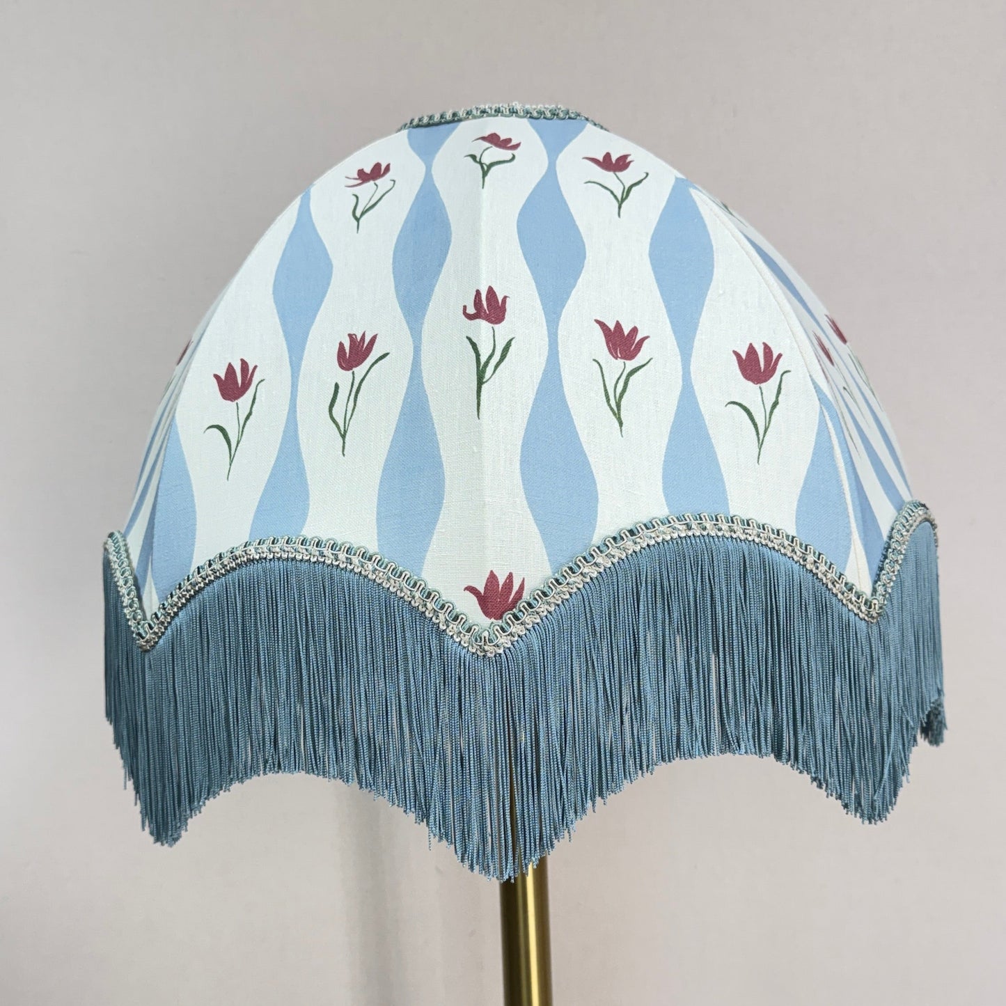 Tulip Wave Linen Lampshade