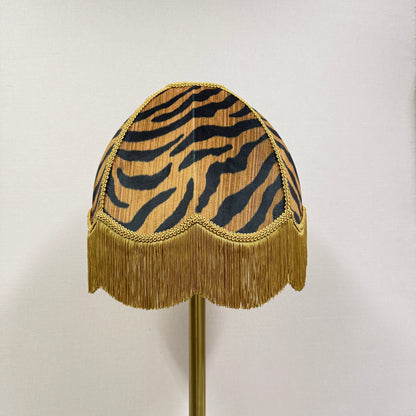 Tiger Velvet Lampshade