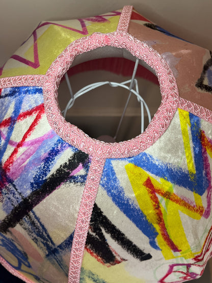 Party Hats Fringed Lampshade