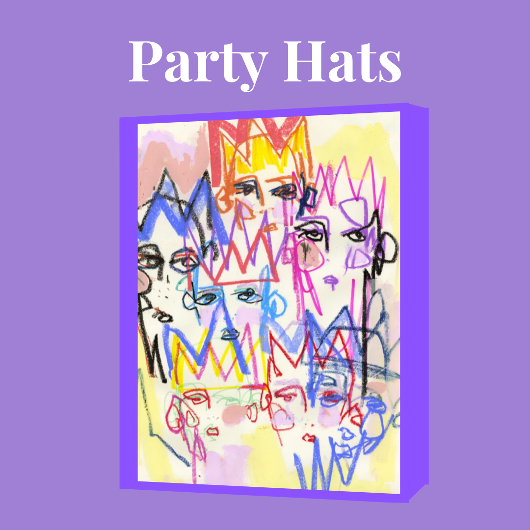 Party Hats Fringed Lampshade