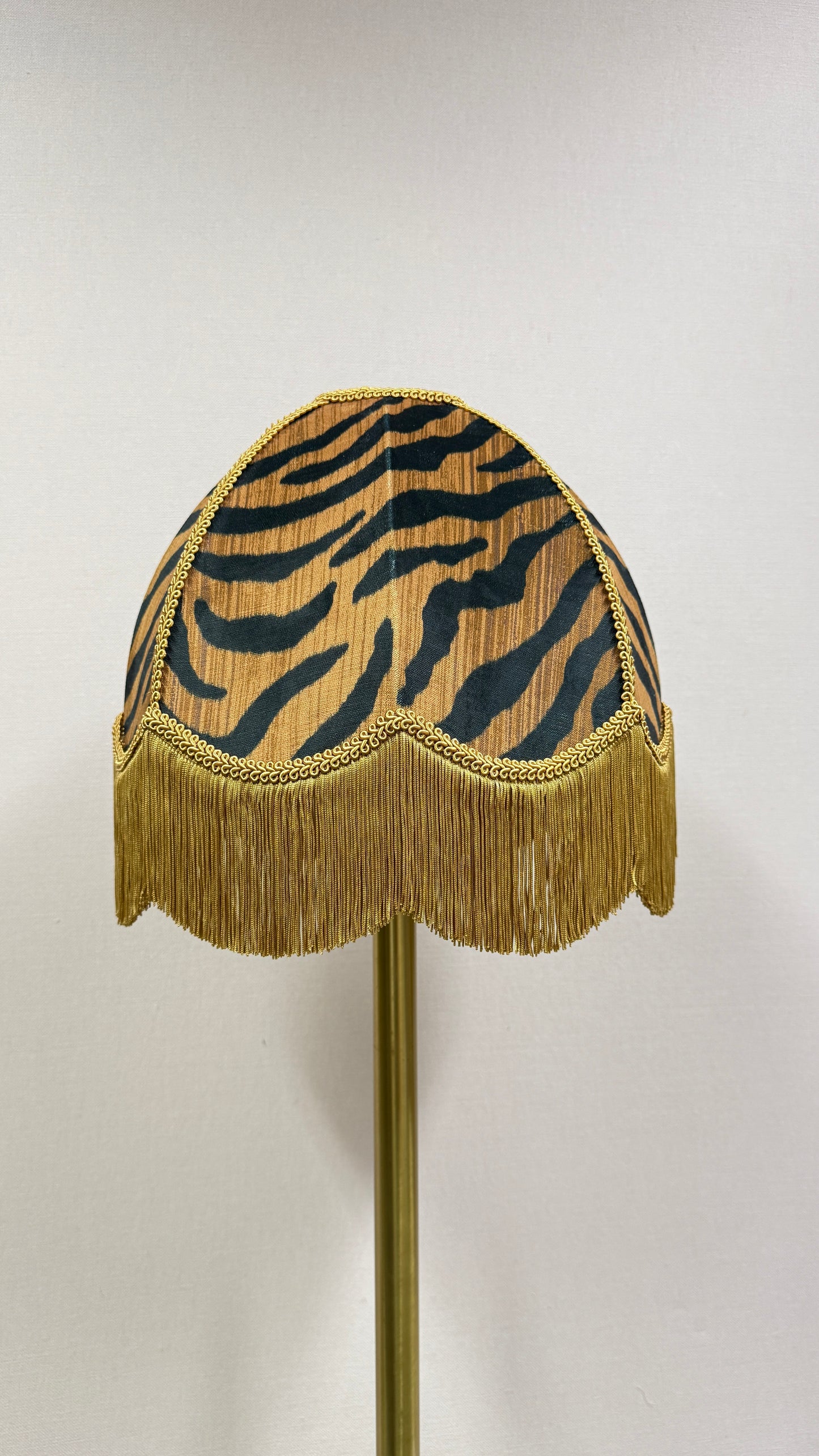 Tiger Velvet Lampshade