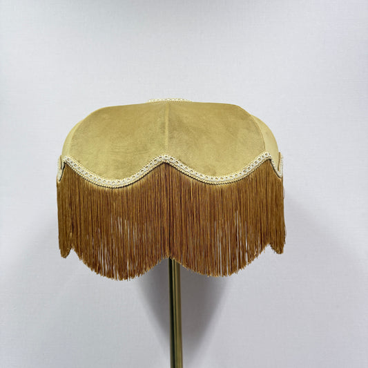 Dark Gold Velvet Lampshade