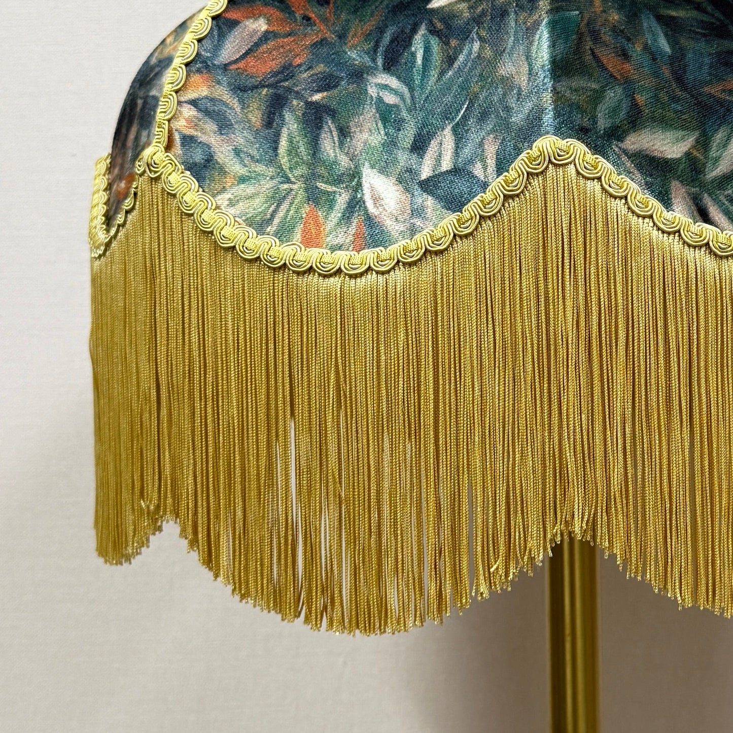 Botanical Velvet Lampshade