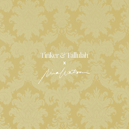The Citrine Damask Lampshade