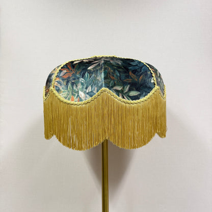 Botanical Velvet Lampshade