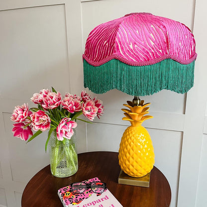 The Cosmopolitan Fringed Lampshade