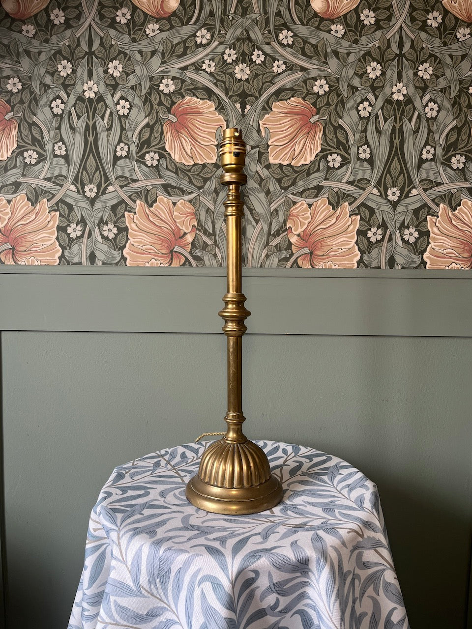 French 1960's Brass Lamp