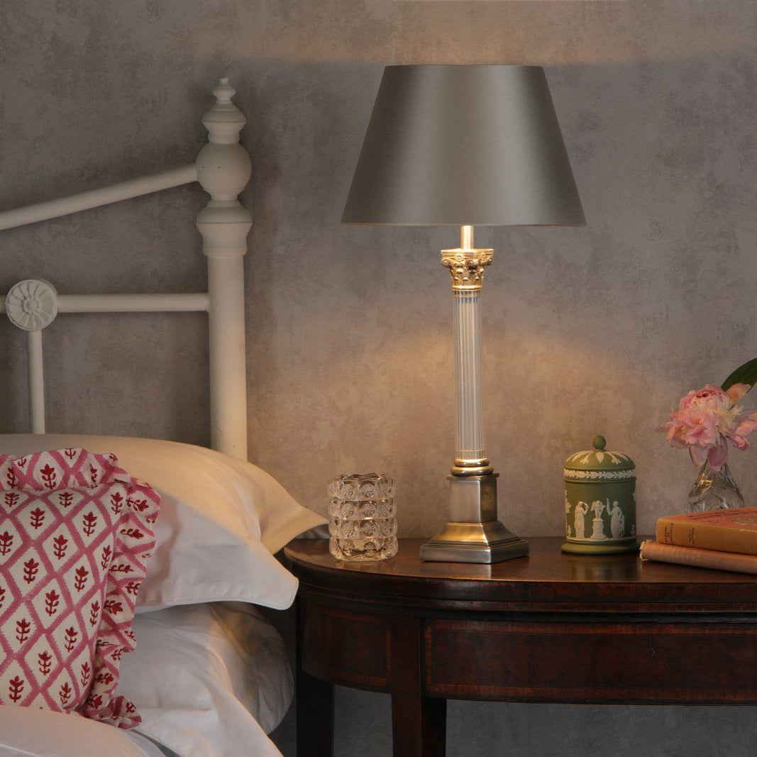 Savoy Pewter Table Lamp