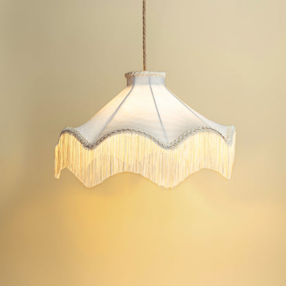 The Daisy Moiré Lampshade - Pearl