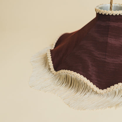 The Daisy Moiré Lampshade – Cognac
