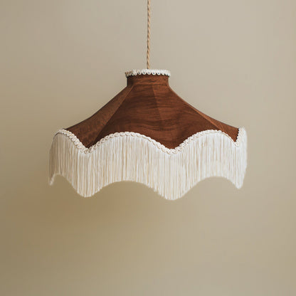 The Daisy Moiré Lampshade – Cognac