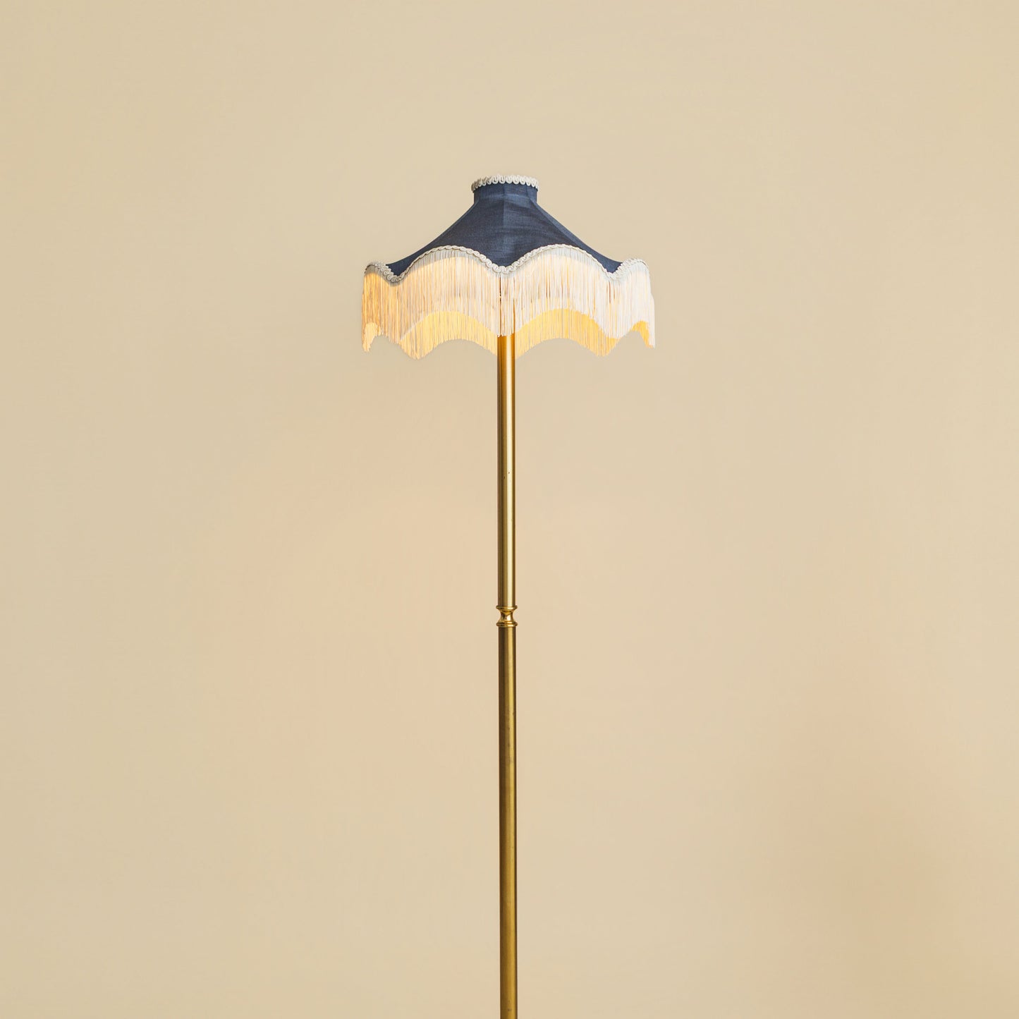 The Daisy Moiré Lampshade - Midnight