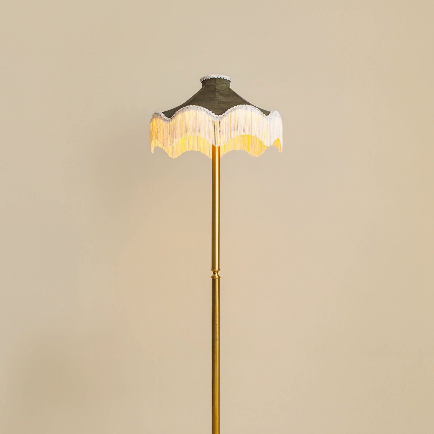 The Daisy Moiré Lampshade – Olive