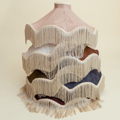 The Daisy Moiré Lampshade – Cognac