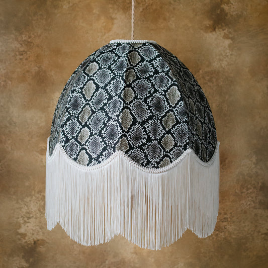 The Bianca Fringed Lampshade
