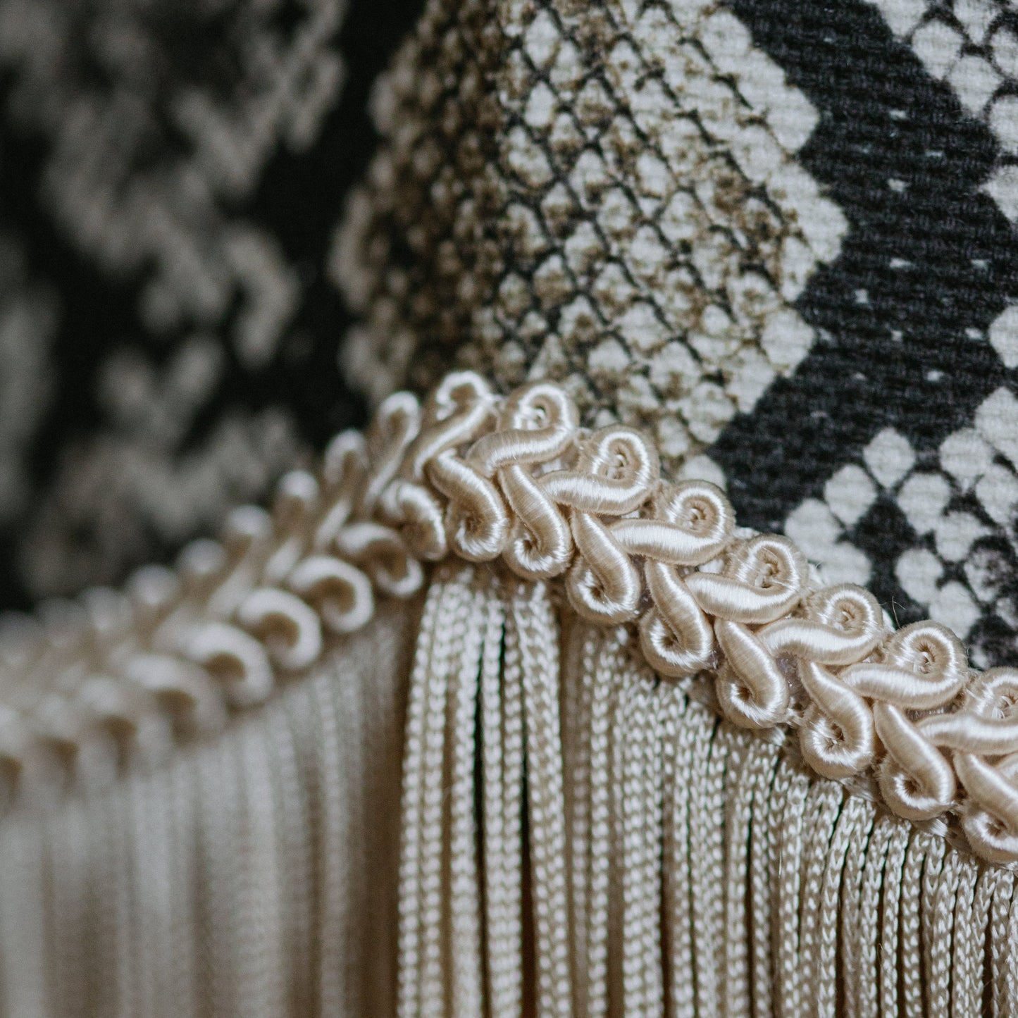 The Bianca Fringed Lampshade