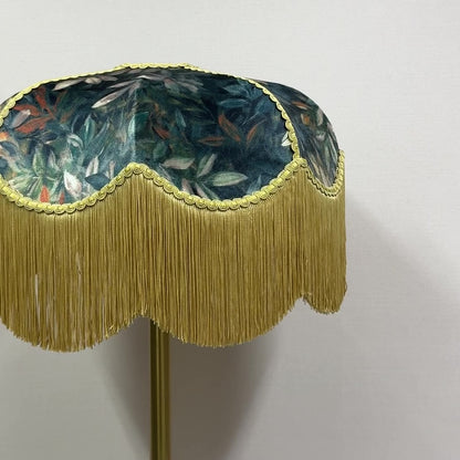 Botanical Velvet Lampshade