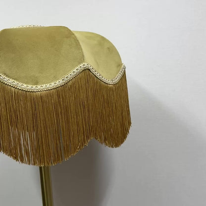Dark Gold Velvet Lampshade
