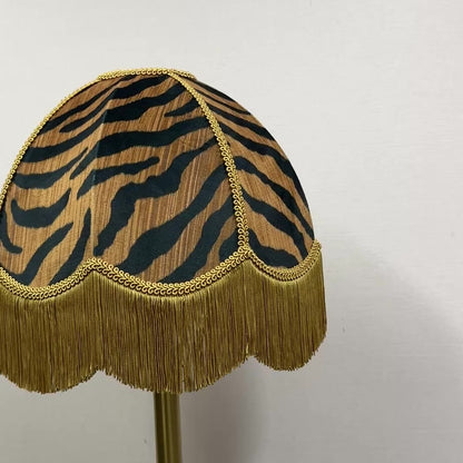 Tiger Velvet Lampshade