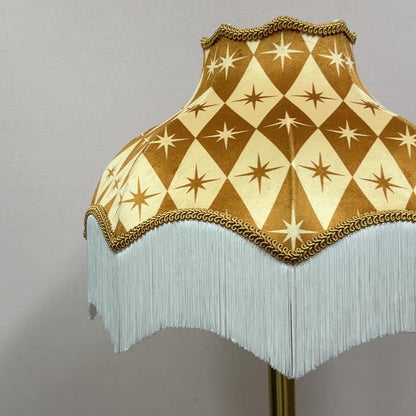 Ochre Velvet Lampshade